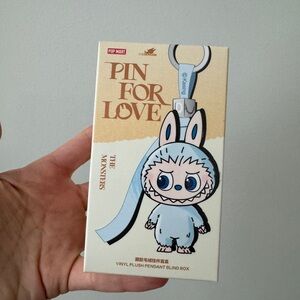 Pop Mart Pin for Love mini Plush labubu